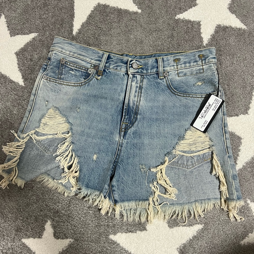 NWT R13 denim shorts sz30